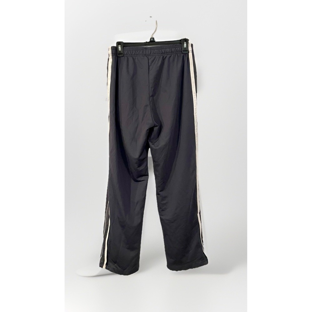 Vintage Champion Athletic Pants Mens Medium Warm Up Track Ankle Zip Grey Joggers